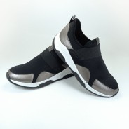 chaussure femme noir fumé