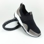 chaussure femme noir fumé